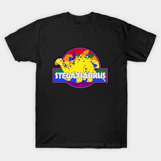 Stegaysaurus Pride Dinosaur T-Shirt